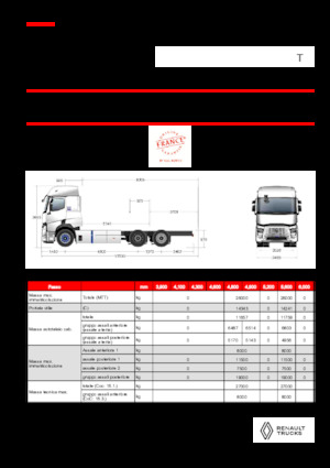Telaio rigido Renault E-TECH T - P6x2 TAG