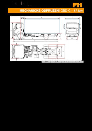 Telaio rigido Isuzu F11 H