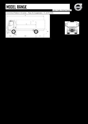 Telaio rigido Volvo Trucks FL510 4x2 Platform