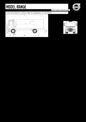 Telaio rigido Volvo Trucks FL812 4x2 Platform