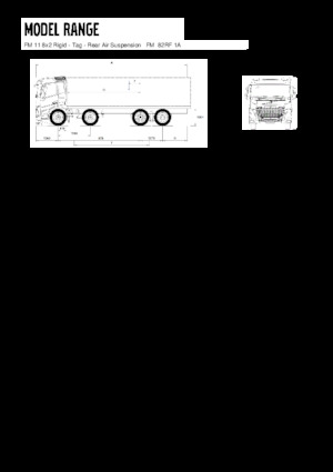 Telaio rigido Volvo Trucks FM11.330 8x2 Rigid - Tag