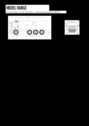 Telaio rigido Volvo Trucks FM13.420 8x4 Rigid - Pusher Axle Tridem