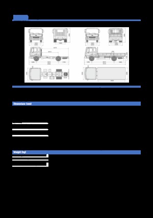 Telaio rigido Hyundai Commercial Vehicles HD120 4x2 D6GA