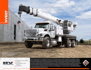 Telaio rigido International HV607 107 Crew Cab Cummins L9