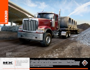 Telaio rigido International HX520 120 Day Cab Cummins ISX15