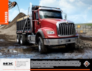 Telaio rigido International HX615 115 Day Cab Navistar N13
