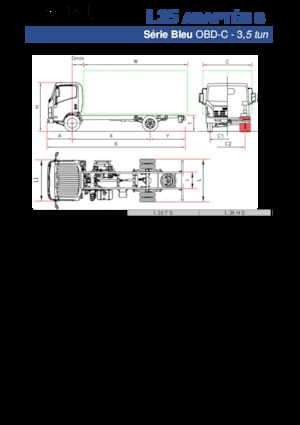 Telaio rigido Isuzu L35 F S