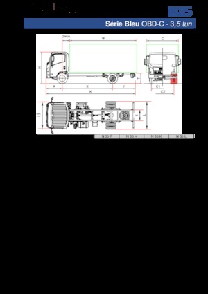 Telaio rigido Isuzu N35 H