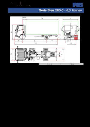 Telaio rigido Isuzu P65 K
