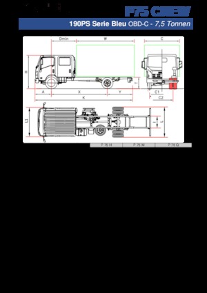 Telaio rigido Isuzu P75 Q Crew