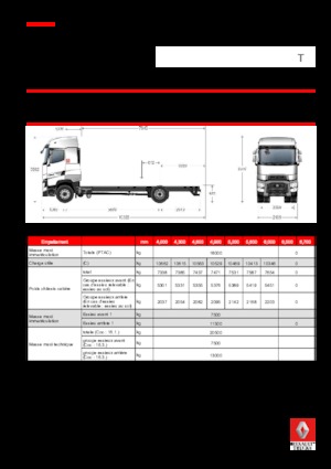 Telaio rigido Renault T 440.18 HIGHCAB 4x2 R E6 (LHD)