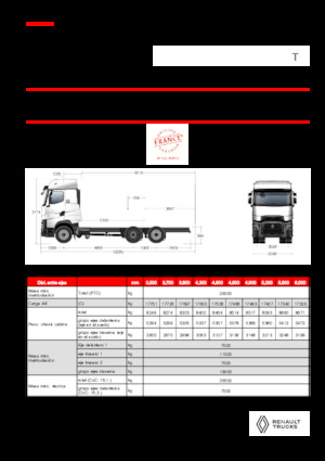 Telaio rigido Renault T HIGH P6X2 LOW 26T 13L E6