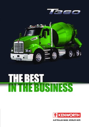 Telaio rigido Kenworth T360 Day Cab ISLE5 8x4