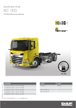 Telaio rigido DAF XD 300 FAG