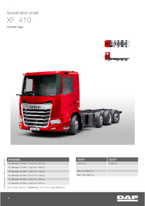 Telaio rigido DAF XF 480 FAQ