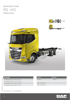 Telaio rigido DAF XG 530 FAN