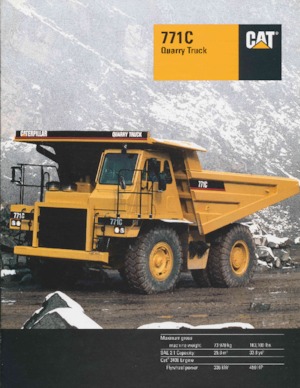 Dumper Rigidi Caterpillar 771C