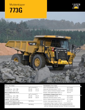 Dumper Rigidi Caterpillar 773G