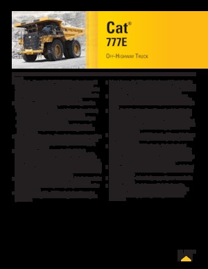 Dumper Rigidi Caterpillar 777E