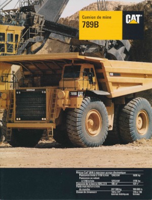 Dumper Rigidi Caterpillar 789B
