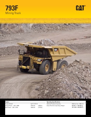 Dumper Rigidi Caterpillar 793F