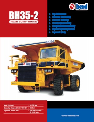 Dumper Rigidi Beml BH35-2