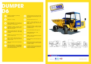 Dumpers a Ruote Carmix D 6