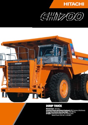 Dumper Rigidi Hitachi EH1700-3