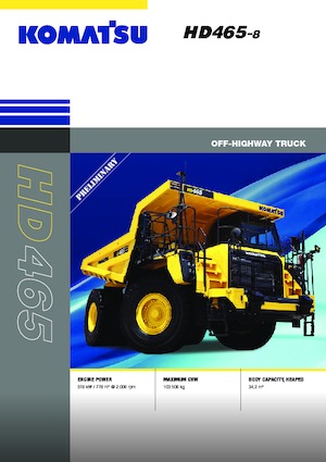Dumper Rigidi Komatsu HD465-8E0