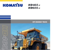 Dumper Rigidi Komatsu HD605-8E0