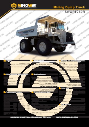 Dumper Rigidi Sinoway SWORT280R