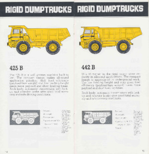 Dumper Rigidi Volvo 425 B