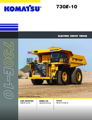 Dumper Rigidi Komatsu 730E-10