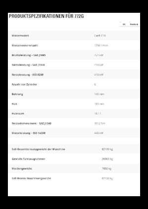 Dumper Rigidi Caterpillar 772G