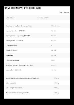 Dumper Rigidi Caterpillar 772G