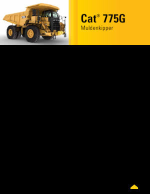 Dumper Rigidi Caterpillar 775G