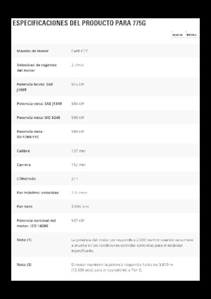 Dumper Rigidi Caterpillar 775G