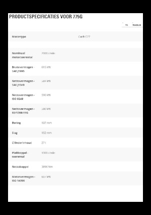 Dumper Rigidi Caterpillar 775G