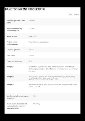 Dumper Rigidi Caterpillar 785