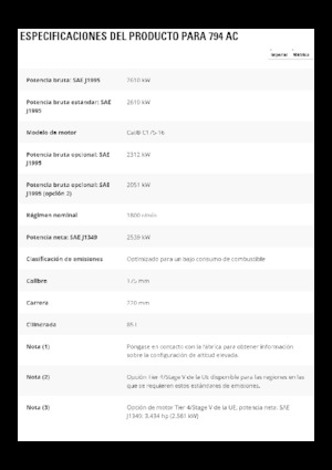 Dumper Rigidi Caterpillar 794 AC