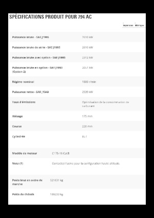 Dumper Rigidi Caterpillar 794 AC