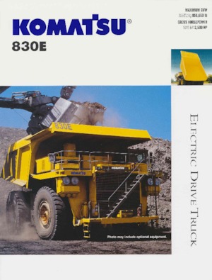 Dumper Rigidi Komatsu 830E