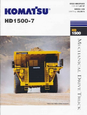 Dumper Rigidi Komatsu HD1500-7