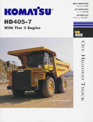 Dumper Rigidi Komatsu HD325-7