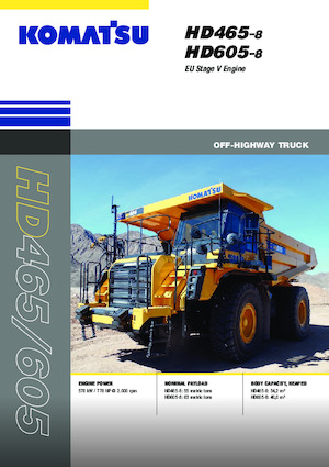 Dumper Rigidi Komatsu HD605-8E0