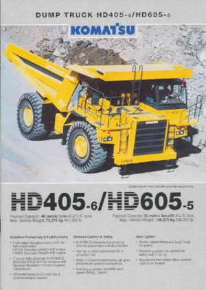 Dumper Rigidi Komatsu HD405-6