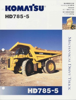 Dumper Rigidi Komatsu HD785-5