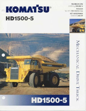Dumper Rigidi Komatsu HD1500-5