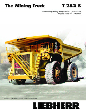 Dumper Rigidi Liebherr T282B