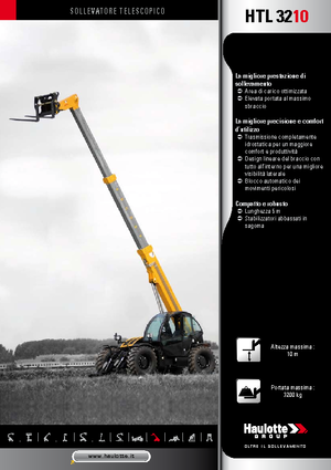 Sollevatori Telescopici Fissi Haulotte HTL3210